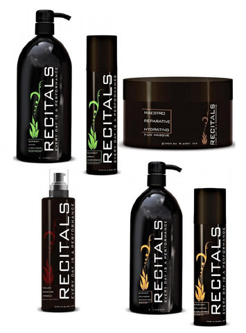 Recitals Conditioner, Hair Creme and Hair Mud Masque