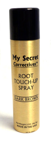 My Secret Correctives Root Touch-Up Spray 2 oz - Dark Brown,  Hair Color, Hair, Root Touch Up, Hair Spray, Temporary Hair Color
