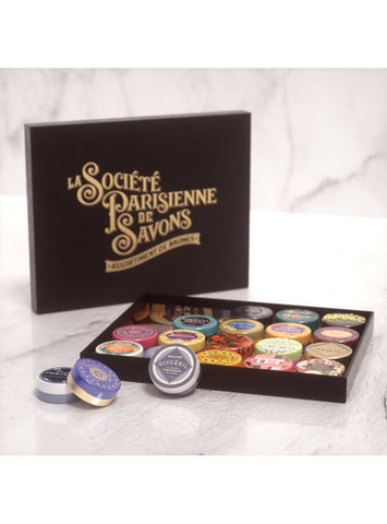 La Societe Parisienne de Savons Gift Box of Assorted Baumes (Balms) - 12pc (33gr/1.16oz each)