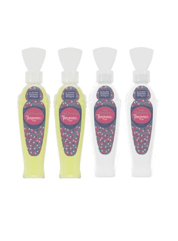 La Societe Parisienne de Savons Travel Size/Guest Shower Gel and Hand & Body Lotion - 4 pack (2 of each) - 50ml / 1.7oz each